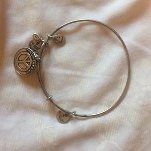 Turn peace up Alex and ani bracelet